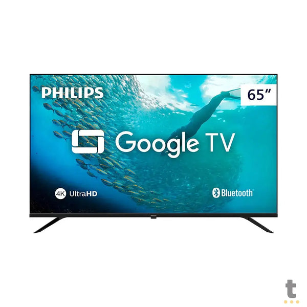 Smart TV Led Philips 65" UHD 4K Wi-fi Bluetooth USB HDMI Google TV - 65PUG7019