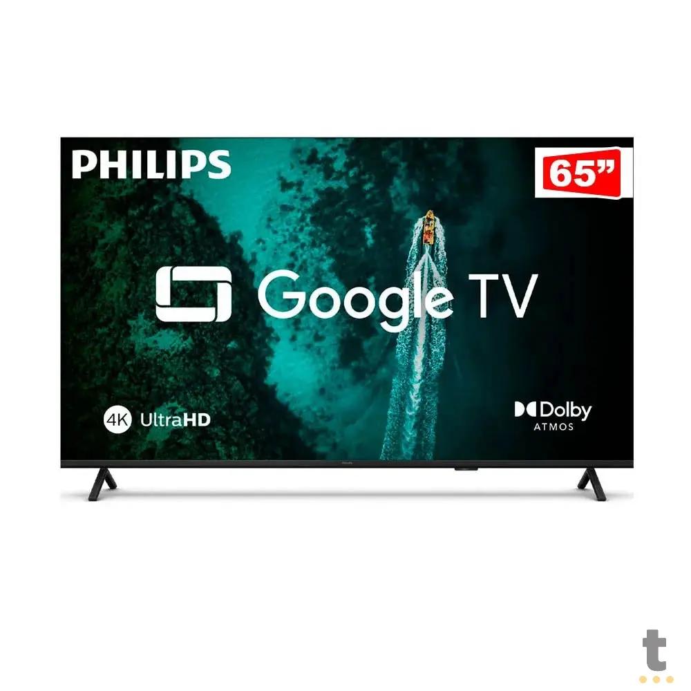 Smart TV Led Philips 65" UHD 4K Wi-fi Bluetooth USB HDMI Google TV Sem Bordas - 65PUG7419 Truedata