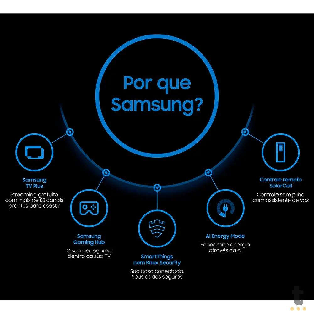 Smart TV Led Samsung 55" Crystal UHD 4K Wi-fi Bluetooth USB HDMI Alexa Integrada - 55DU7700 Truedata