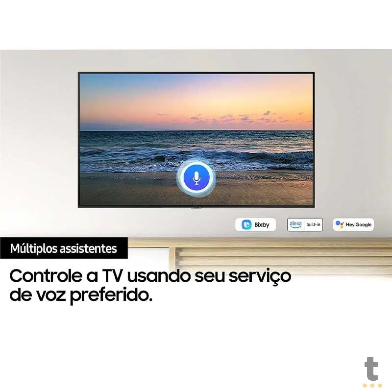 Smart TV Led Samsung 55" UHD 4K Wi-fi Bluetooth USB HDMI Alexa Integrada - 55AU7700 Truedata