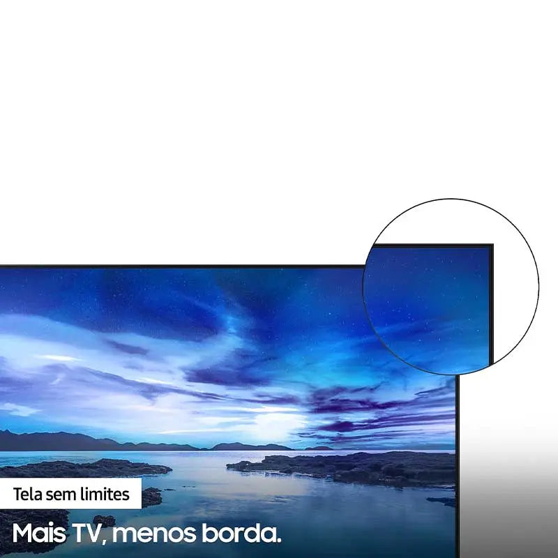 Smart TV Led Samsung 55" UHD 4K Wi-fi Bluetooth USB HDMI Alexa Integrada - 55AU7700 Truedata
