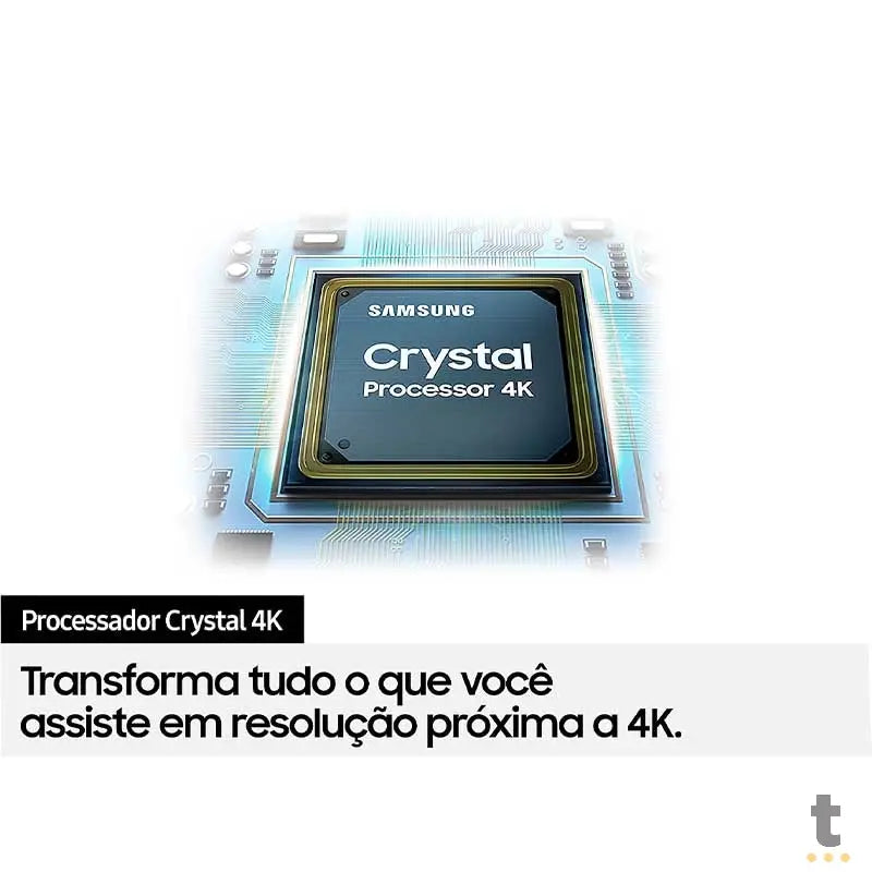 Smart TV Led Samsung 55" UHD 4K Wi-fi Bluetooth USB HDMI Alexa Integrada - 55AU7700 Truedata