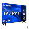 Smart TV Led Samsung 55" UHD 4K Wi-fi Bluetooth USB HDMI Gaming Hub 3 em 1 Tizen - 55CU7700 Truedata