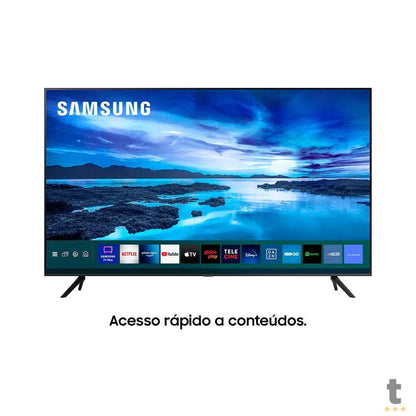 Smart TV Led Samsung 75" UHD 4K Wi-fi Bluetooth USB HDMI Alexa Integrada - 75AU7700 Truedata