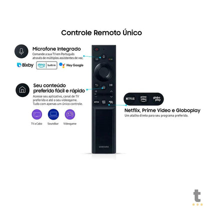 Smart TV Led Samsung 75" UHD 4K Wi-fi Bluetooth USB HDMI Alexa Integrada - 75AU7700 Truedata