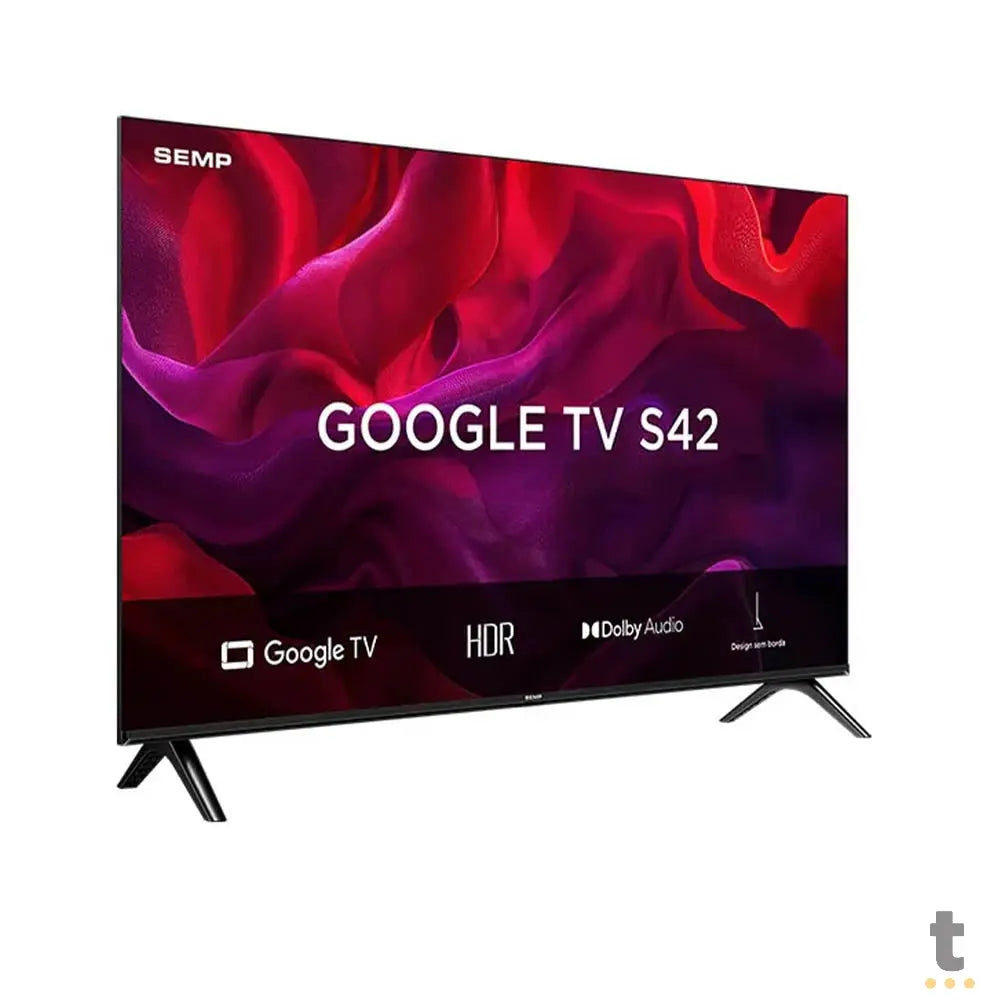 Smart TV Led Semp 32" HD Wi-fi USB HDMI Google TV - 32S42 Truedata