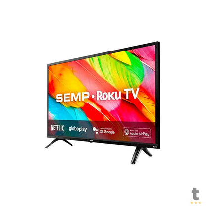 Smart TV Led Semp 32" HD Wi-fi USB HDMI Roku TV Bivolt Preta - 32R6500 Truedata