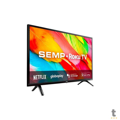 Smart TV Led Semp 32" HD Wi-fi USB HDMI Roku TV Bivolt Preta - 32R6500 Truedata