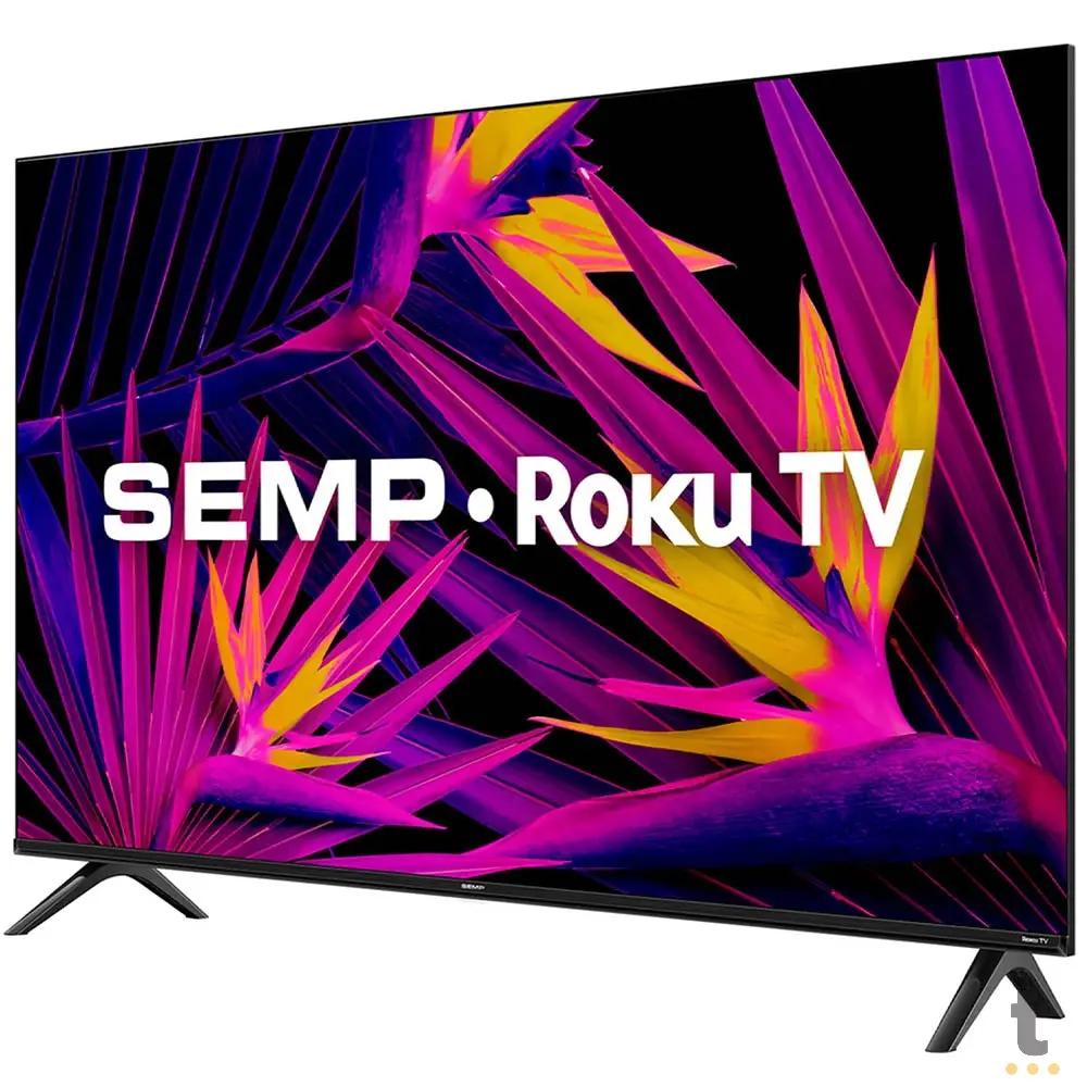 Smart TV Led Semp 43" 4K FHD Wi-fi USB HDMI Roku TV - 43R6610 Truedata