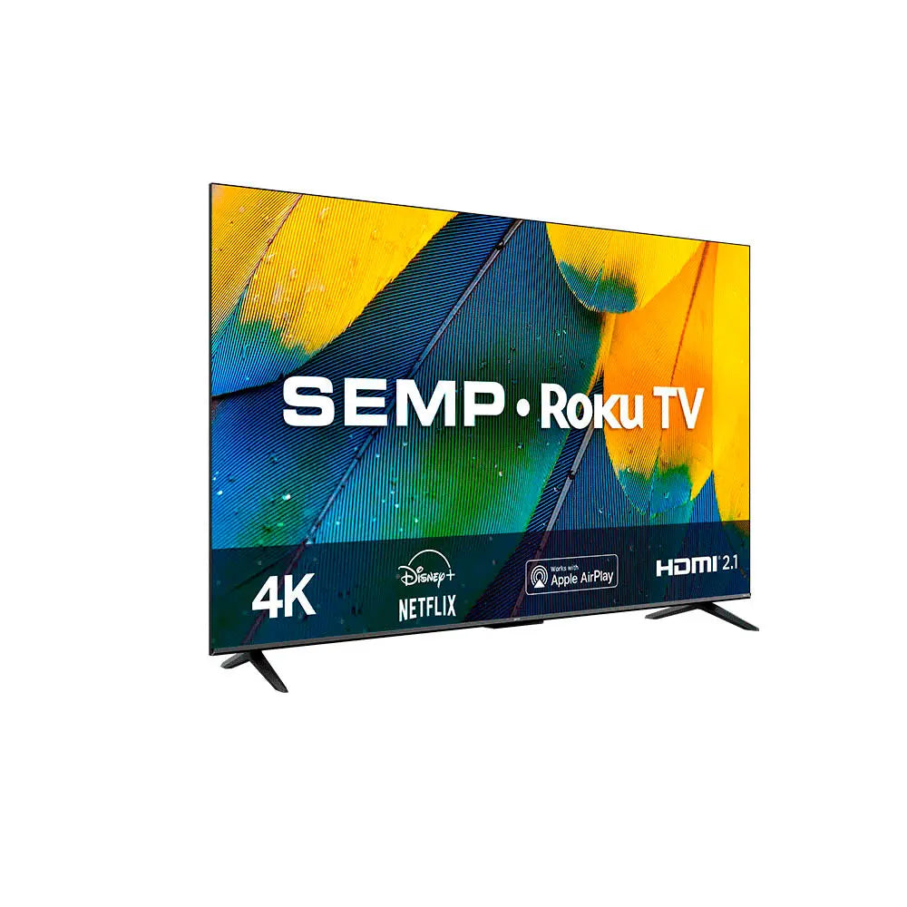 Smart TV Led Semp 50" 4K UHD Wi-fi USB HDMI Roku TV - 50RK8600 Truedata