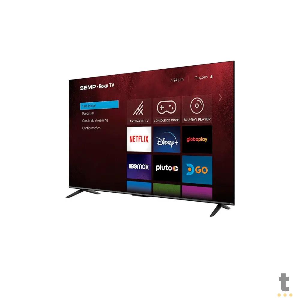 Smart TV Led Semp 55" 4K UHD Wi-fi USB HDMI Roku TV - 55RK8600 Truedata