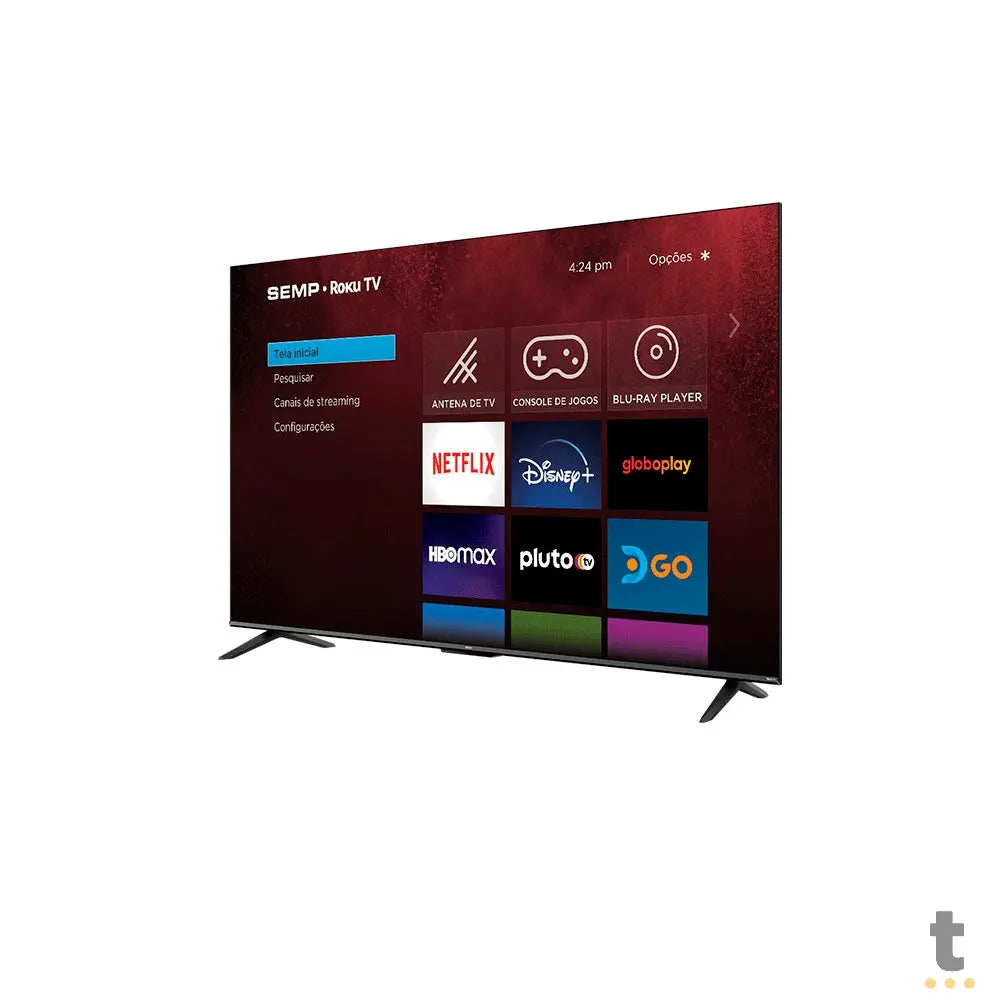 Smart TV Led Semp 55" 4K UHD Wi-fi USB HDMI Roku TV - 55RK8600 Truedata