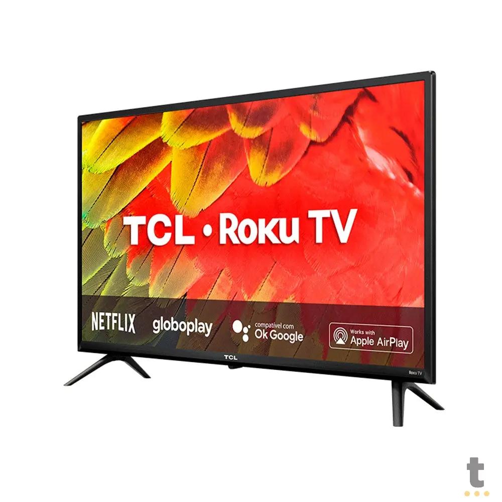 Smart TV Led TCL 32" HD Wi-fi USB HDMI Roku TV Bivolt Preta - 32RS530 Truedata