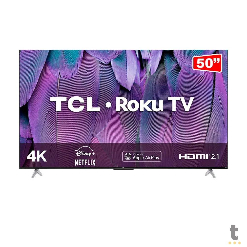 Smart TV Led TCL 50" Full HD 4K Wi-fi USB HDMI Roku TV Bivolt Preta - 50RP630 Truedata