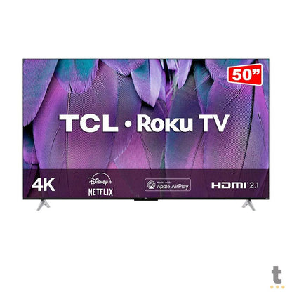 Smart TV Led TCL 50" Full HD 4K Wi-fi USB HDMI Roku TV Bivolt Preta - 50RP630 Truedata