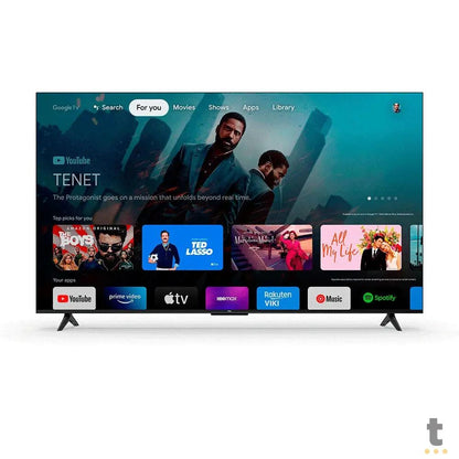 Smart TV Led TCL 55" 4K UHD Wi-fi USB HDMI Google TV Bivlt Preta - 55P635 Truedata