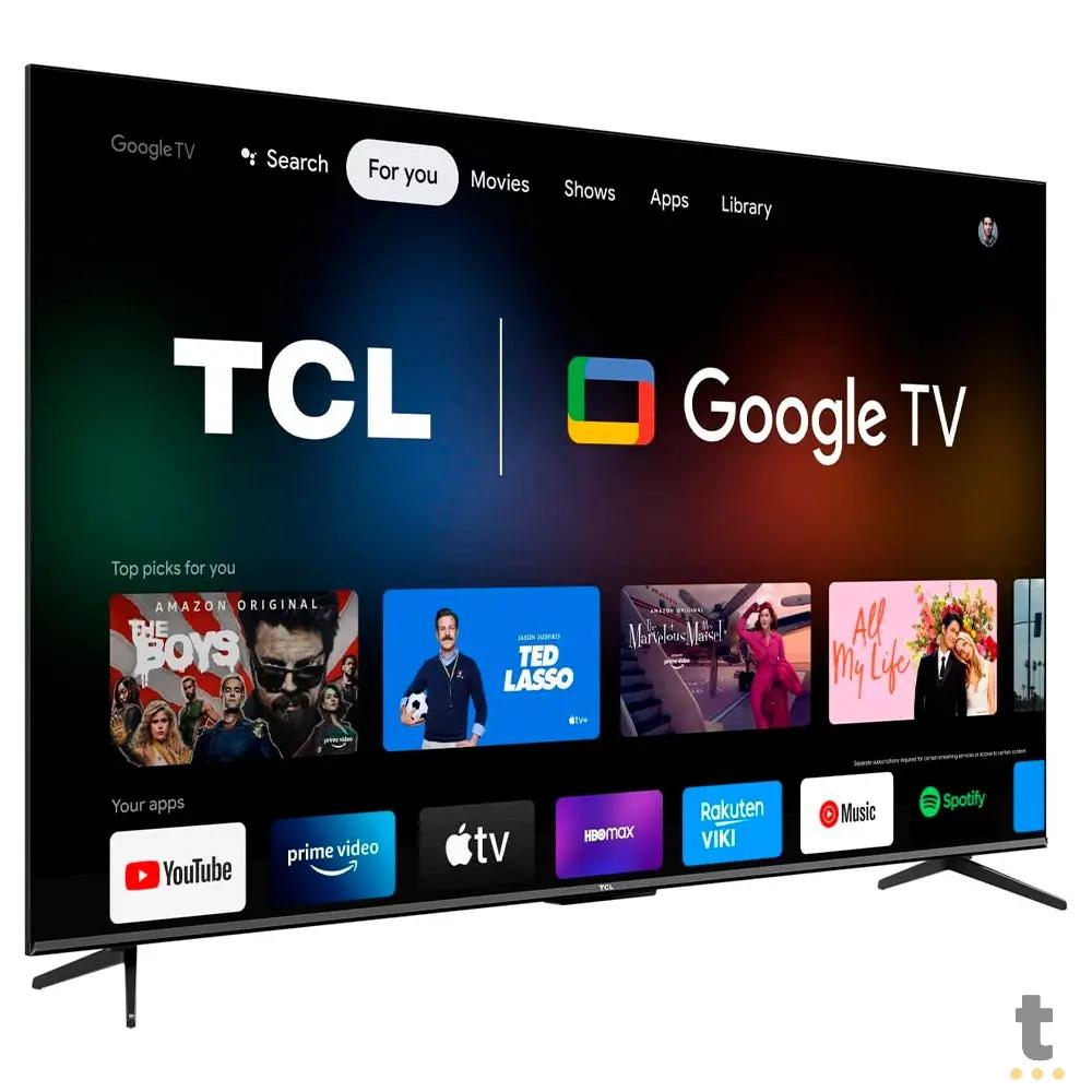 Smart TV Led TCL 65" UHD 4K Wi-fi Bluetooth USB HDMI Google Tv Android - 65P735 Truedata