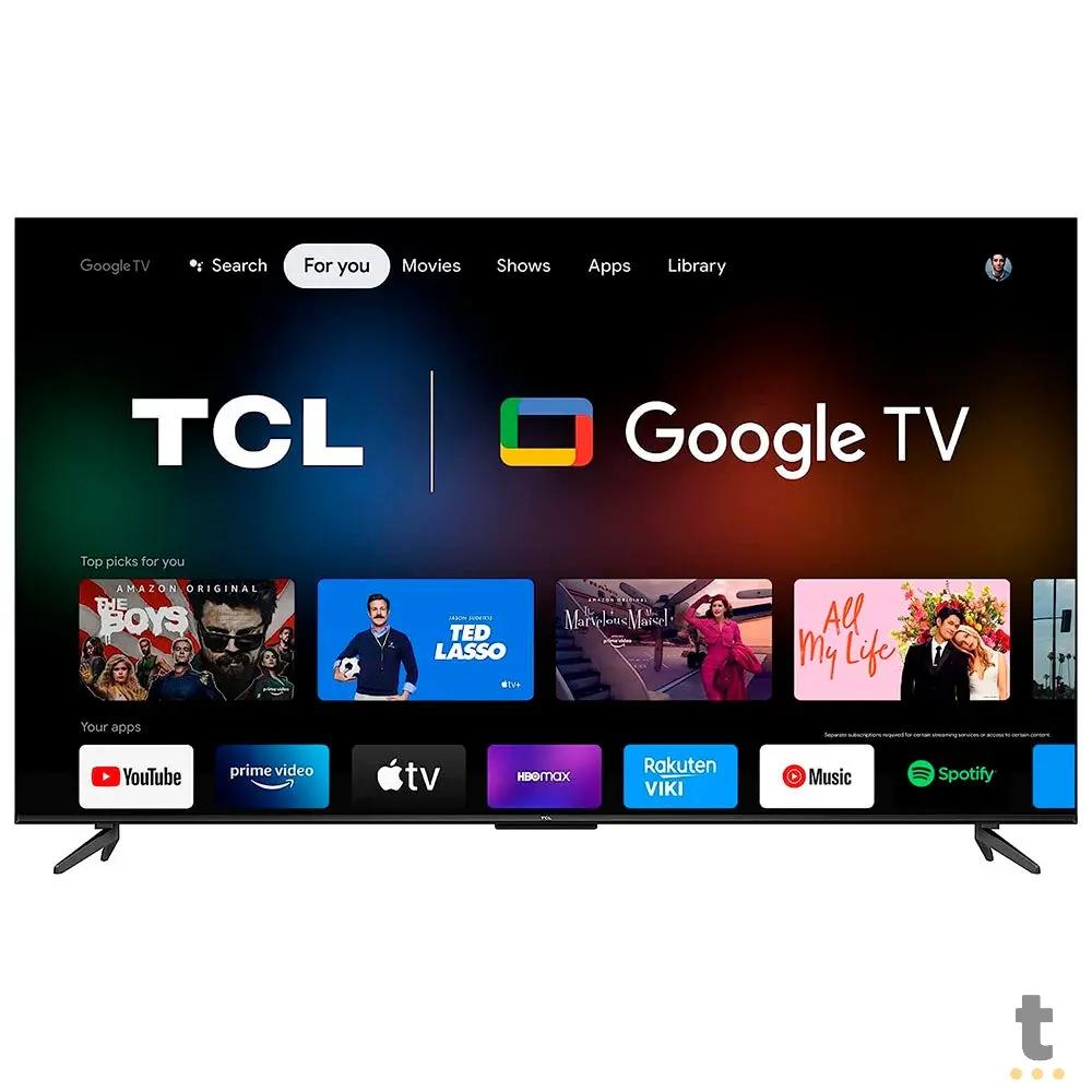 Smart TV Led TCL 65" UHD 4K Wi-fi Bluetooth USB HDMI Google Tv Android - 65P735 Truedata