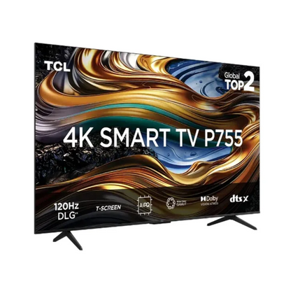 Smart TV 50" Classic 4K UHD, Wi-FI, HDR, Google TV,Bluetooth, P755 - TCL