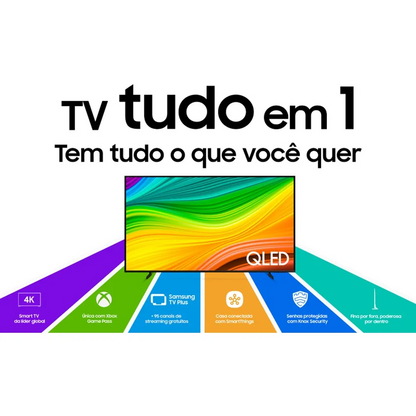 Smart TV 65" QLED 4K Q60D Game Hub Wi-Fi Tela sem limites Alexa built in - Samsung