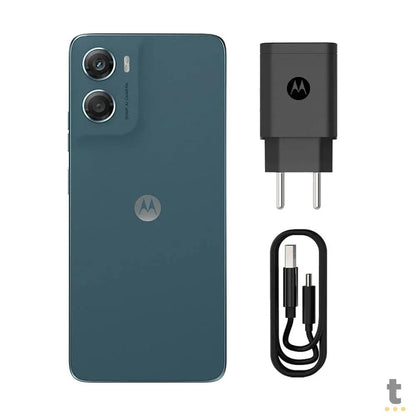 Smartphone Motorola Moto G06 12G 128Gb Octa-Core 4gb+8Gb Boost Android 15 Azul Marinho - XT2535-1 Truedata