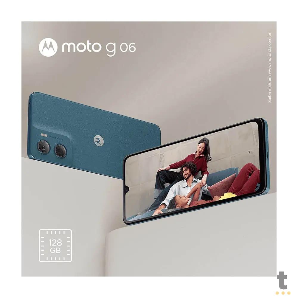 Smartphone Motorola Moto G06 12G 128Gb Octa-Core 4gb+8Gb Boost Android 15 Azul Marinho - XT2535-1 Truedata