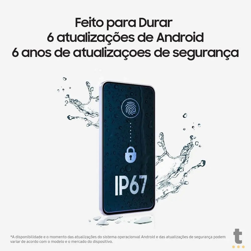 Smartphone Samsung Galaxy A56 5G 256Gb 8Gb EE Enterprise Edition Tela 6.7" Preto - SM-A566E/DS Truedata