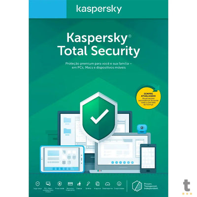 Software Kaspersky Total Security Download - 1 Ano - 5 Dispositivos - KL1949KDEFS