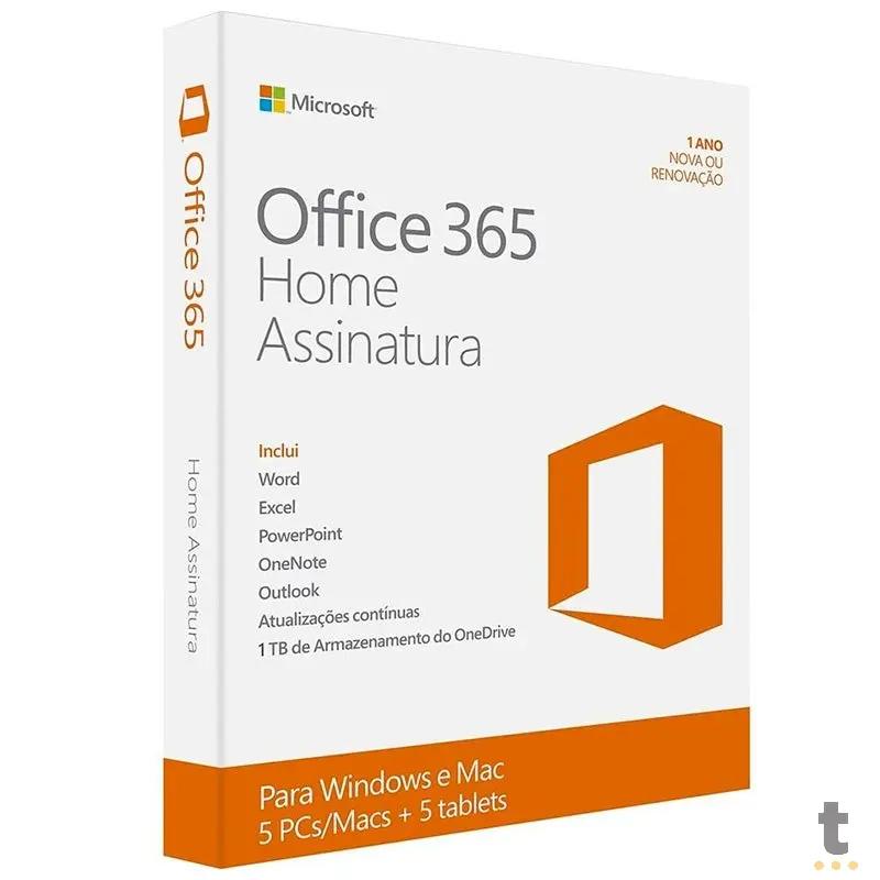 Software Microsoft Office 365 Home Brl Download 6gq-00088 6 Ativacoes Truedata