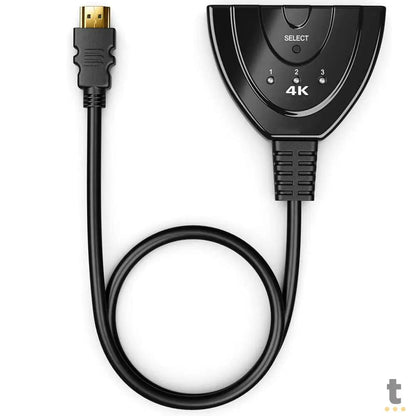 Splitter Divisor 1 Hdmi Macho Para 3 Hdmi Femea - KP-AD133 Truedata