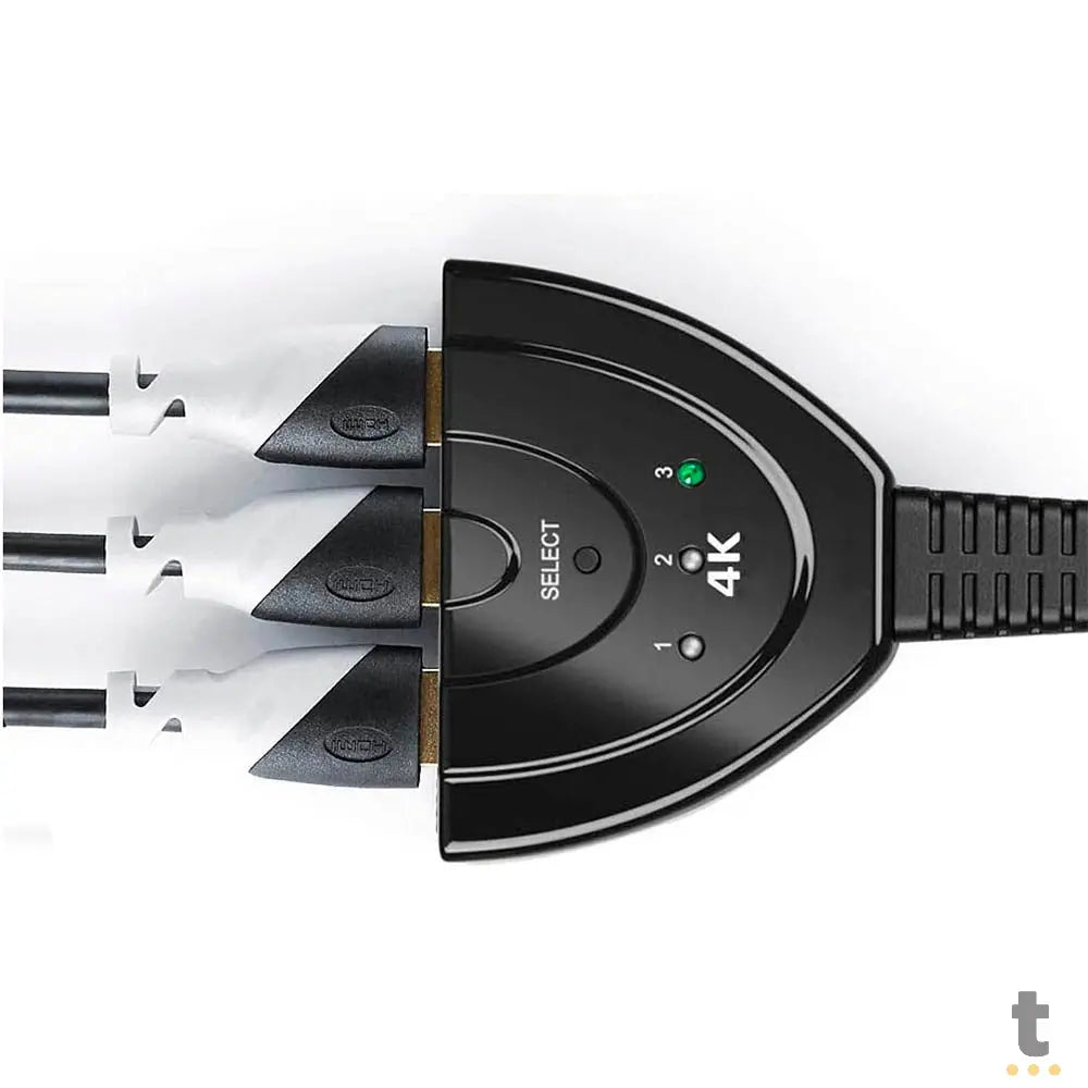 Splitter Divisor 1 Hdmi Macho Para 3 Hdmi Femea - KP-AD133 Truedata