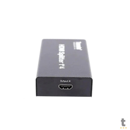Splitter Multiplicador Divisor De Sinal Hdmi 4 Portas 1 X 4 Full HD Tomate - MTV-114 Truedata