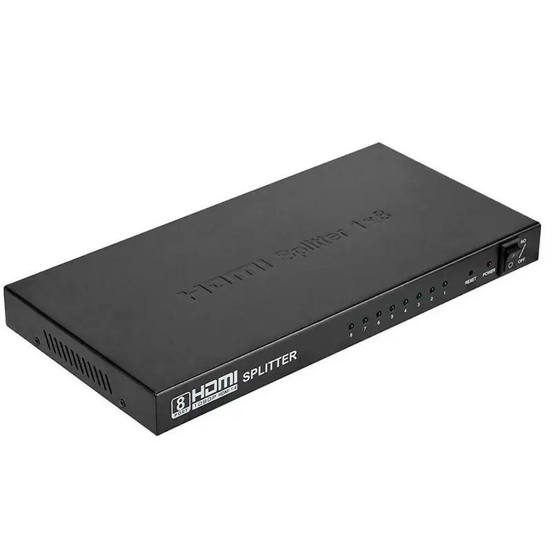 Splitter Multiplicador Divisor De Sinal Hdmi 8 Portas 1 X 8 Full Hd 4K Truedata