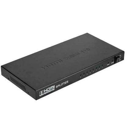 Splitter Multiplicador Divisor De Sinal Hdmi 8 Portas 1 X 8 Full Hd 4K Truedata
