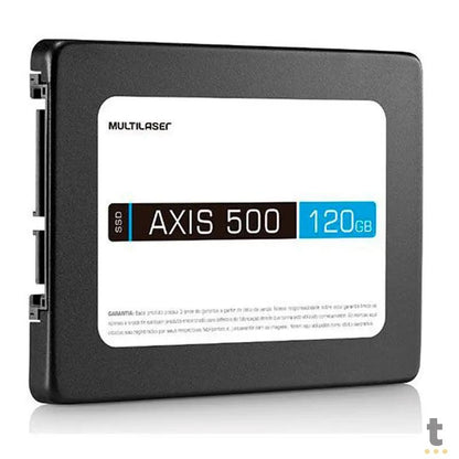 Ssd 120gb Multilaser Ss100 Axis500 540mb/s leitura 500mb/s Gravação Truedata