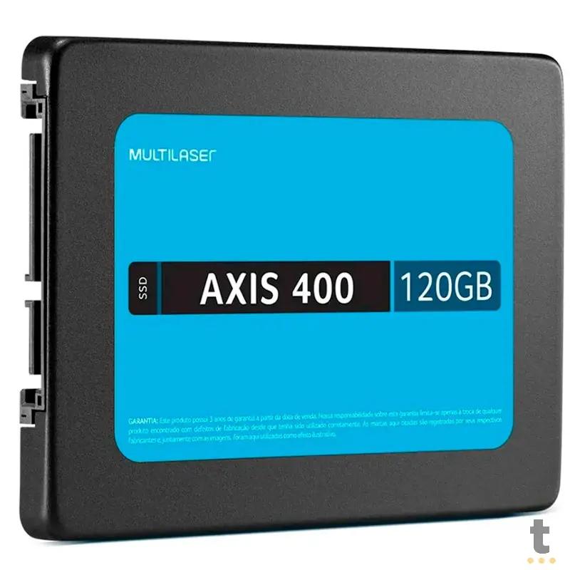 Ssd 120gb Multilaser Ss101 Axis400 430mb/s leitura 400mb/s gravação Truedata