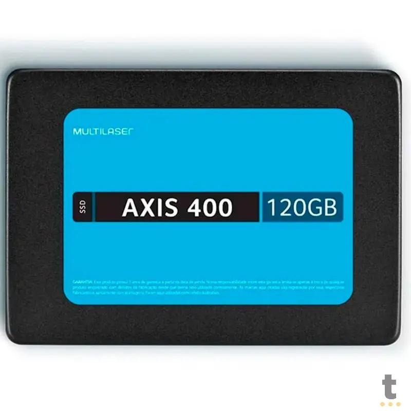 Ssd 120gb Multilaser Ss101 Axis400 430mb/s leitura 400mb/s gravação Truedata