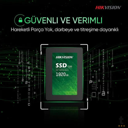 Ssd 1920gb Hikvision C100 2.5" Sata 3Gb/s - HS-SSD-C100/1920G Truedata