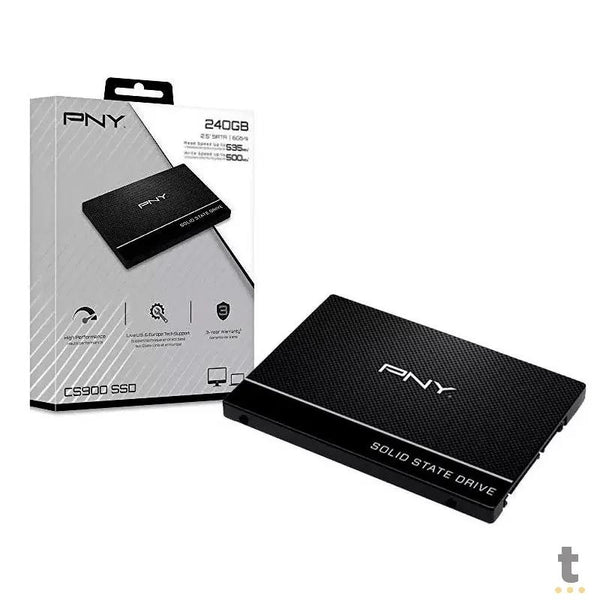 Ssd 240gb Pny Cs900 240gb 535mbps - Ssd7cs900-240-Rb