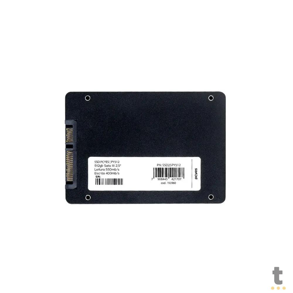 Ssd 480gb (512Gb) PCYes Sata III 2.5" 550Mb/s - SSD25PY512 Truedata