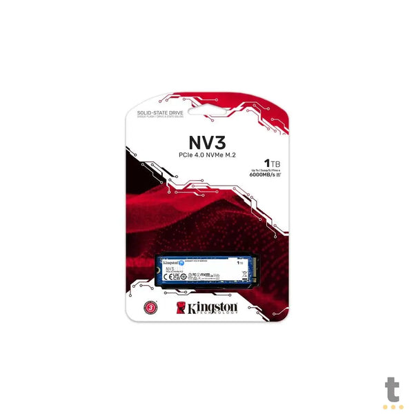 Ssd M.2 NV3 NVMe 1Tb (960gb) Kingston 2280 Pci-e 4.0 - SNV3S/1000G