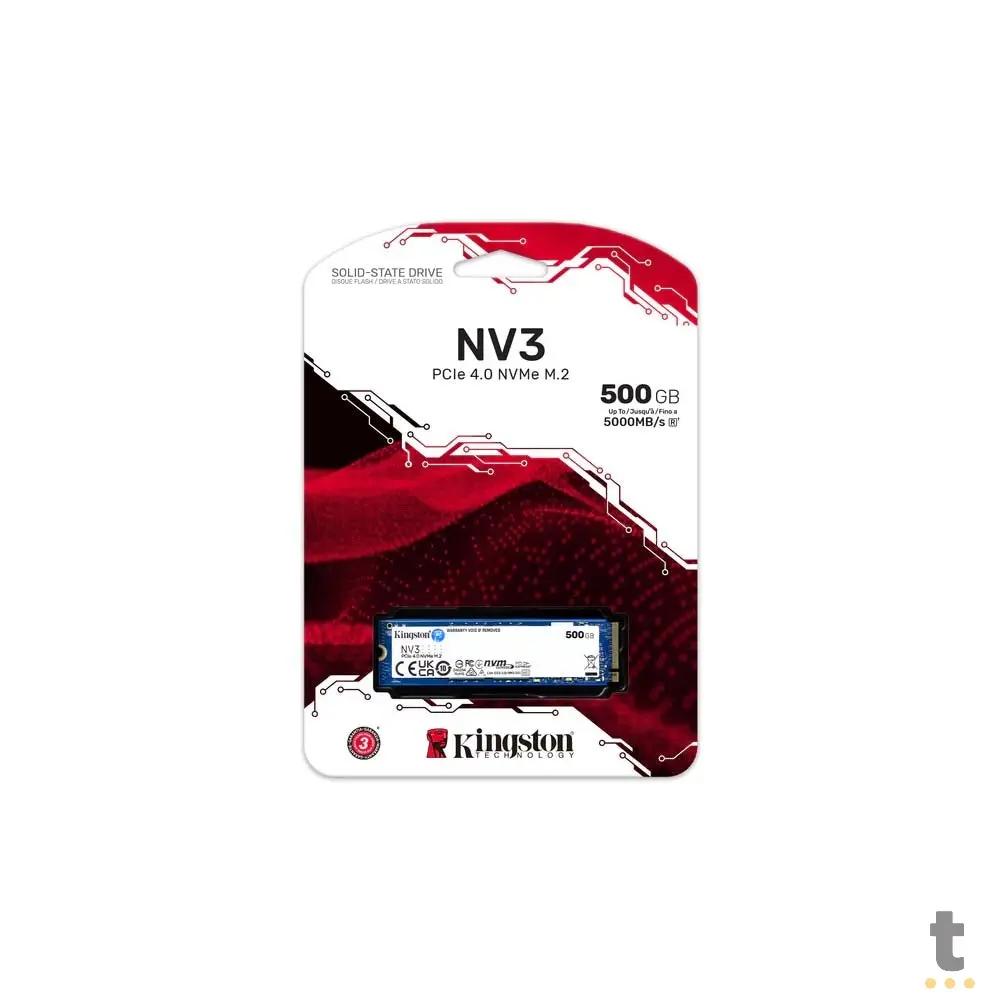 Ssd M.2 NV3 NVMe 500gb (480gb) Kingston 2280 Pci-e 4.0 - SNV3S/500G Truedata