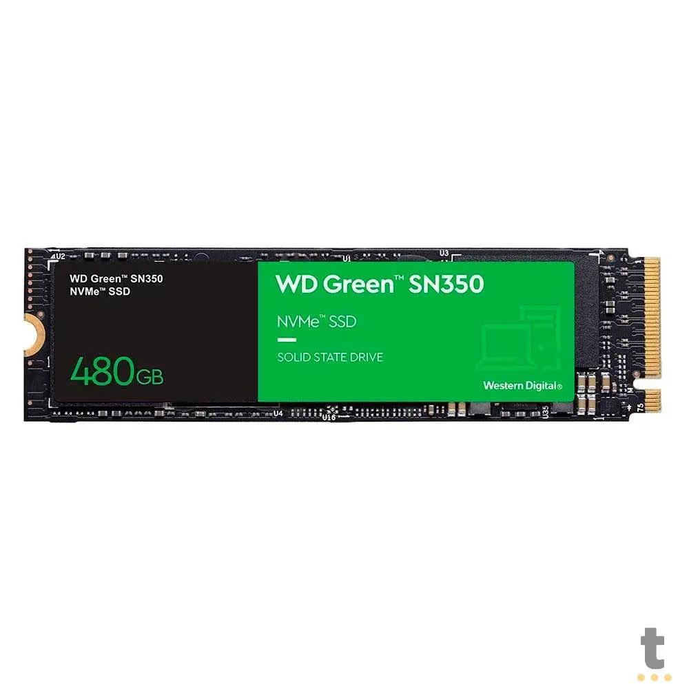 Ssd M.2 NVMe 480gb Western Digital WD Green PC SN350 PCIe - WDS480G2G0C Truedata