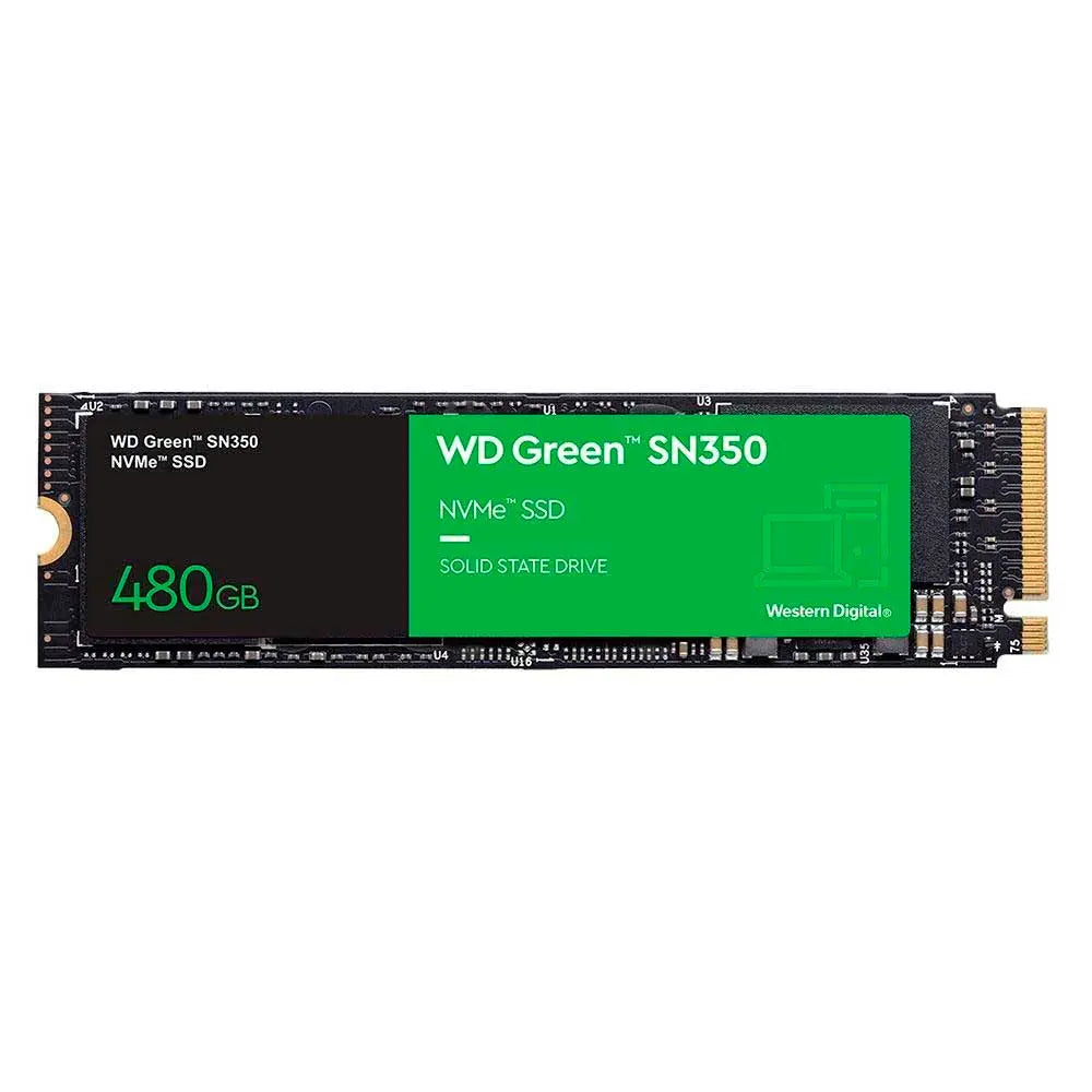 Ssd M.2 NVMe 480gb Western Digital WD Green PC SN350 PCIe - WDS480G2G0C Truedata