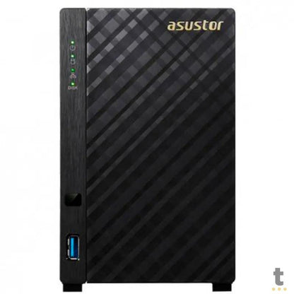 Storage Nas 2 Baias Asustor As1002t Dual Core 1.6 Ghz 512mb Ddr3 - Até 28tb Truedata
