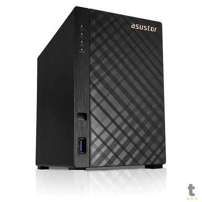 Storage Nas 2 Baias Asustor Drivestor AS1102TL Quad Core 1.7Ghz 1Gb Ddr4 - Até 24tb Truedata