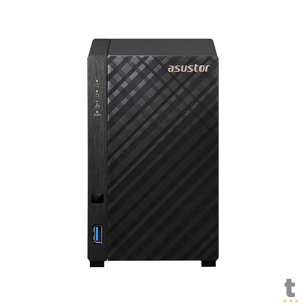 Storage Nas 2 Baias Asustor Drivestor AS1102TL Quad Core 1.7Ghz 1Gb Ddr4 - Até 24tb Truedata