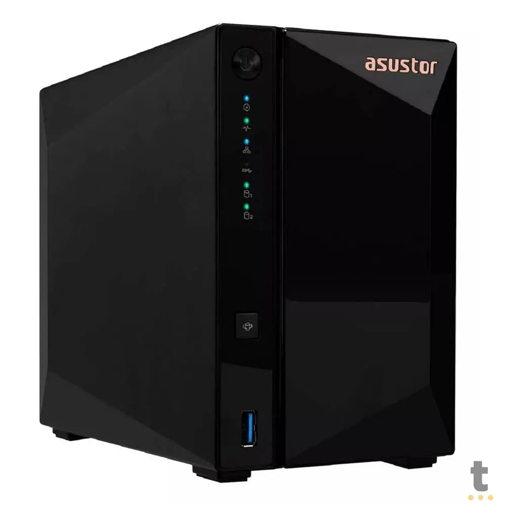 Storage Nas 2 Baias Asustor Drivestor Pro AS3302T Quad Core 1.7Ghz 2gb Ddr4 - AS3302T-V2 Truedata