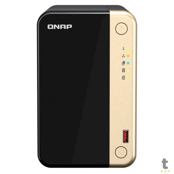 Storage Nas 2 Baias QNAP TS-264 Quad Core 2.9Ghz 8Gb Usb Ethernet - TS-264