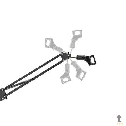 Suporte 4 em 1 Estúdio Setup Stream PCYes P/ Monitor, Microfone, Luz e Câmera - SE-MDS1041 Truedata